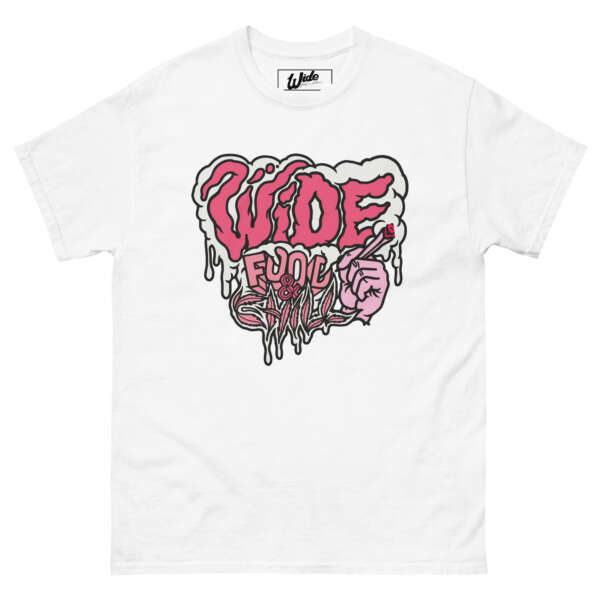 scarful x wide t shirt pink